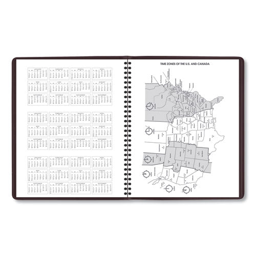 Monthly Planner, 11 X 9, Winestone Cover, 15-month (jan To Mar): 2024 To 2025