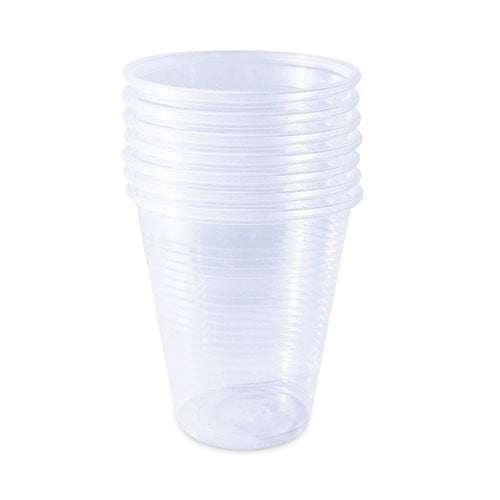 Plastic Cold Cups, 3 Oz, Translucent, 2,400/carton