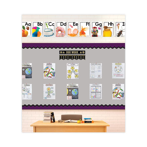 Curriculum Bulletin Board Set. Alphabet, 27 Pieces