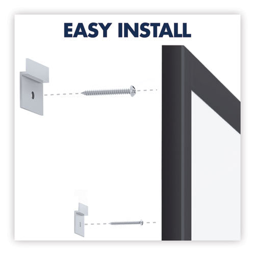 Classic Series Total Erase Dry Erase Boards, 24 X 18, White Surface, Black Aluminum Frame