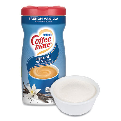 French Vanilla Creamer Powder, 15oz Plastic Bottle