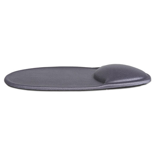 Mouse Pad With Wrist Rest, 8.75 X 10.75, Slate