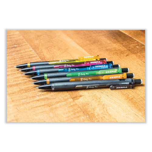 Z-grip Plus Mechanical Pencil, 0.7 Mm, Hb (#2), Black Lead, Smoke/black Barrel, 2/pack