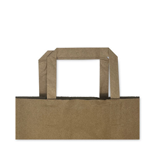 Kraft Paper Bags, 1/7th Bbl 12 X 7 X 14, Natural, 300/bundle