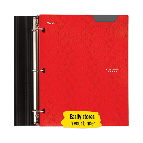 Two-pocket Stay-put Plastic Folder, 11 X 8.5, Assorted, 4/pack