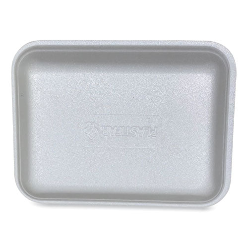 Meat Trays, #3p, 8.7 X 6.6 X 1.1, White, 400/carton