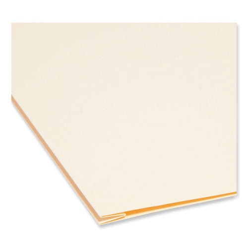 Expandable Heavyweight File Folders, 1/3-cut Tabs: Assorted, Letter Size, 1.5" Expansion, Manila, 50/box