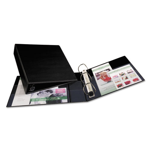 Heavy-duty Non-view Binder With Durahinge And One Touch Ezd Rings, 3 Rings, 2" Capacity, 11 X 8.5, Black