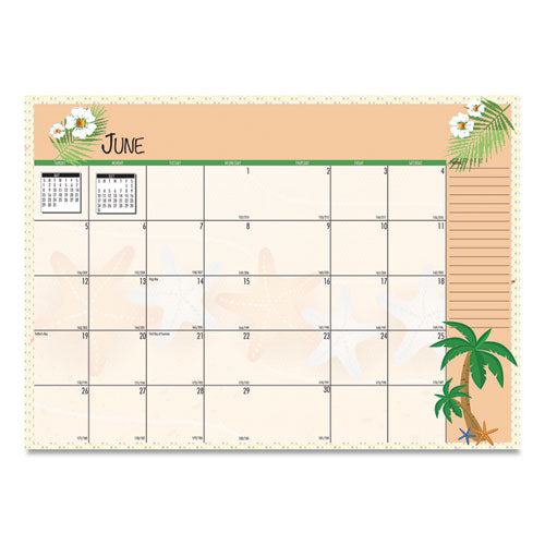 Seasonal Monthly Planner, Illustrated Seasons Artwork, 10 X 7, Light Blue Cover, 12-month (jan To Dec): 2024