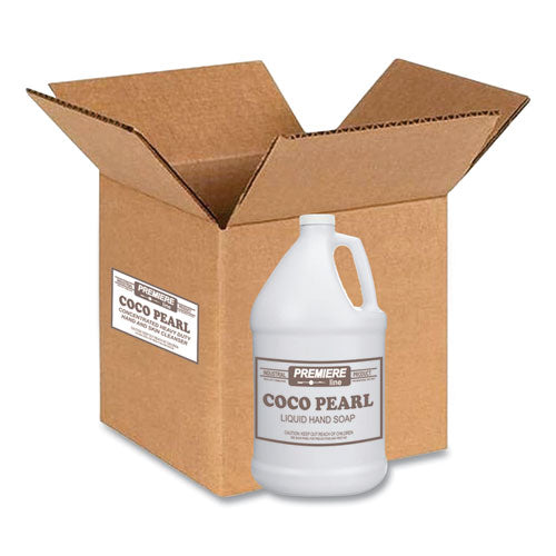 Coco Pearl Liquid Hand Soap, Coconut Scent, 128 Oz Bottle, 4/carton