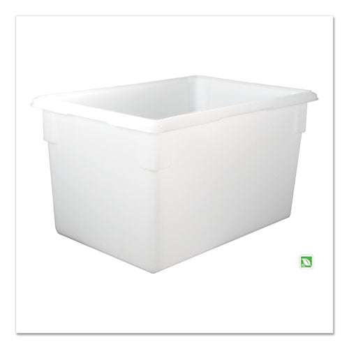 Food/tote Boxes, 21.5 Gal, 26 X 18 X 15, White, Plastic