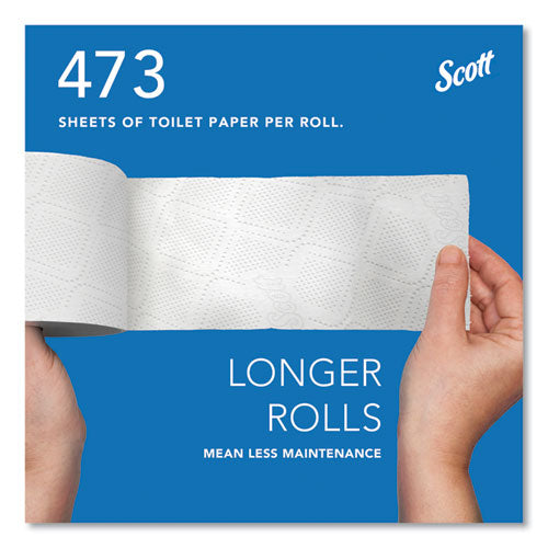 Essential 100% Recycled Fiber Srb Bathroom Tissue, Septic Safe, 2-ply, White, 473 Sheets/roll, 80 Rolls/carton
