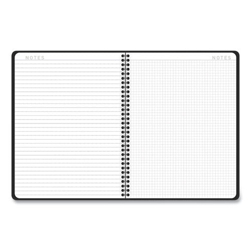 Contemporary Lite Weekly/monthly Planner, 11 X 8.25, Black Simulated Leather Cover, 12-month (jan To Dec): 2024