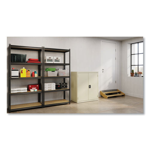 Storage Cabinets, 3 Shelves, 36" X 18" X 42", Putty