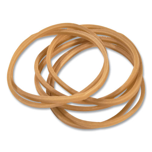 Rubber Bands, Size 12, 0.04" Gauge, Beige, 1 Lb Box, 2,500/pack