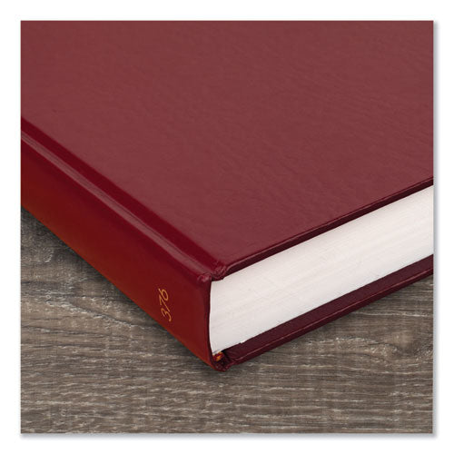 Standard Diary Daily Diary, 2024 Edition, Wide/legal Rule, Red Cover, (200) 12 X 7.75 Sheets