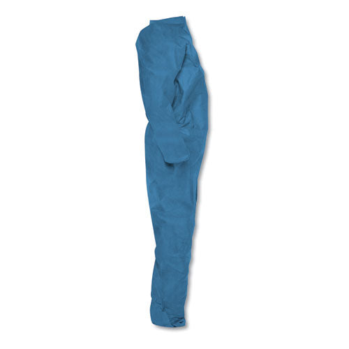 A20 Breathable Particle Protection Coveralls, Large, Blue, 24/carton