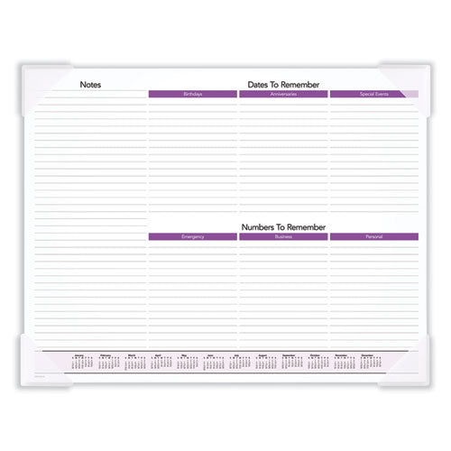 Puppies Monthly Desk Pad Calendar, Puppies Photography, 22 X 17, White Sheets, Clear Corners, 12-month (jan To Dec): 2024