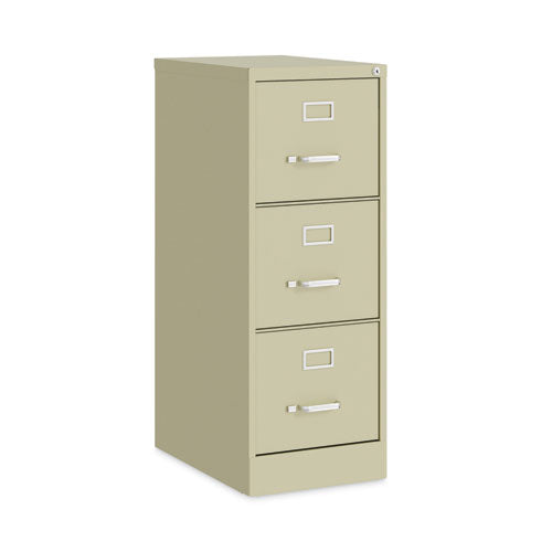 Vertical Letter File Cabinet, 3 Letter-size File Drawers, Putty, 15 X 22 X 40.19