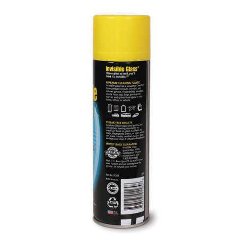 Premium Glass Cleaner, 19 Oz Aerosol Spray, 6/carton