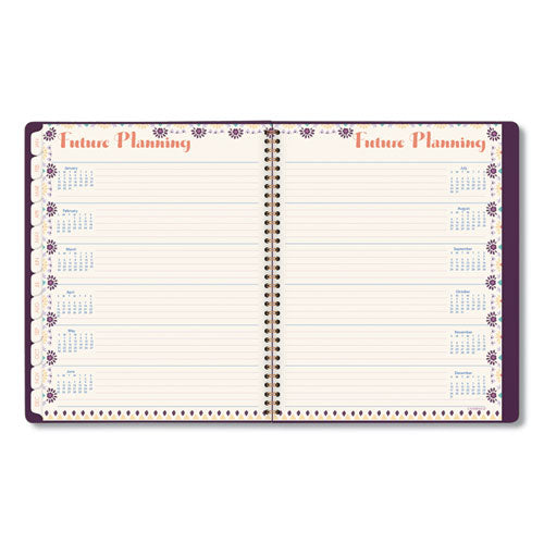 Sundance Weekly/monthly Planner, Sundance Artwork/format, 11 X 8.5, Purple Cover, 12-month (jan To Dec): 2024