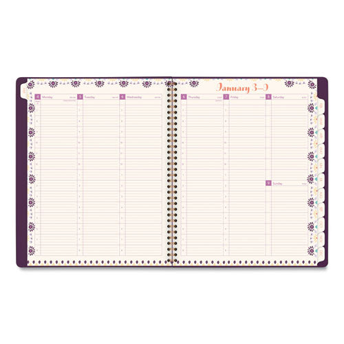 Sundance Weekly/monthly Planner, Sundance Artwork/format, 11 X 8.5, Purple Cover, 12-month (jan To Dec): 2024