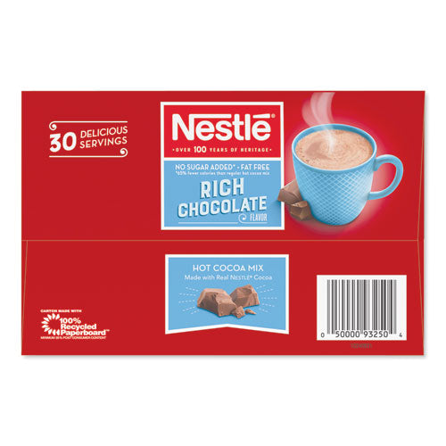 No-sugar-added Hot Cocoa Mix Envelopes, Rich Chocolate, 0.28 Oz Packet, 30/box