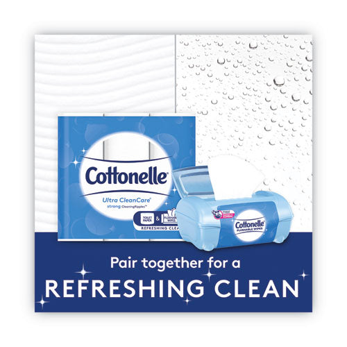 Fresh Care Flushable Cleansing Cloths, 1-ply, 3.75 X 5.5, White, 42/pack, 12 Packs/carton