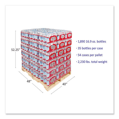 Alpine Spring Water, 16.9 Oz Bottle, 35/carton, 54 Cartons/pallet