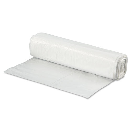 High-density Can Liners, 33 Gal, 9 Microns, 33" X 39", Natural, 25 Bags/roll, 20 Rolls/carton