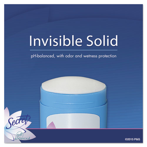 Invisible Solid Anti-perspirant And Deodorant, Powder Fresh, 0.5 Oz Stick, 24/carton