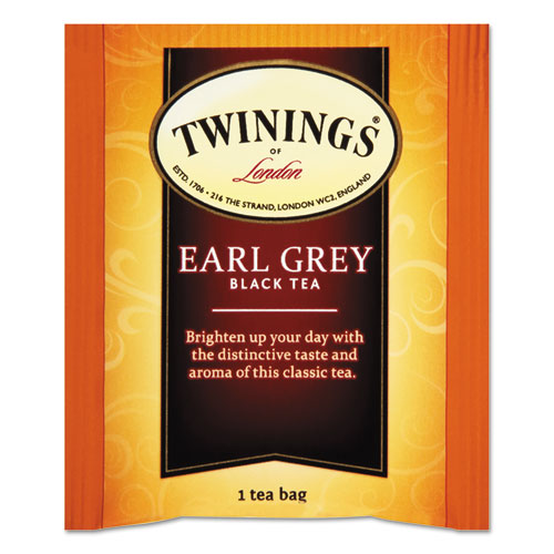 Tea Bags, Earl Grey, 1.76 Oz, 25/box