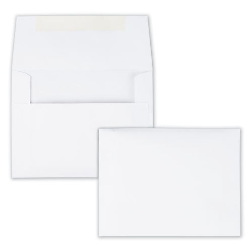 Greeting Card/invitation Envelope, A-9, Square Flap, Redi-strip Adhesive Closure, 5.75 X 8.75, White, 100/box