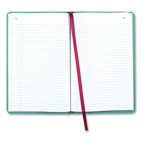 Tuff Series Record Book, Green Cover, 12 X 7.5 Sheets, 150 Sheets/book