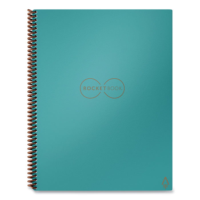 Core Smart Notebook, Dotted Rule, Neptune Teal Cover, 11 X 8.5, 16 Sheets