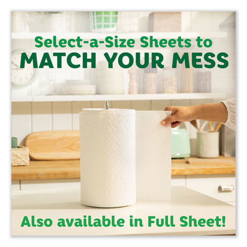 Select-a-size Kitchen Roll Paper Towels, 2-ply, White, 5.9 X 11, 147 Sheets/roll, 6 Rolls/pack
