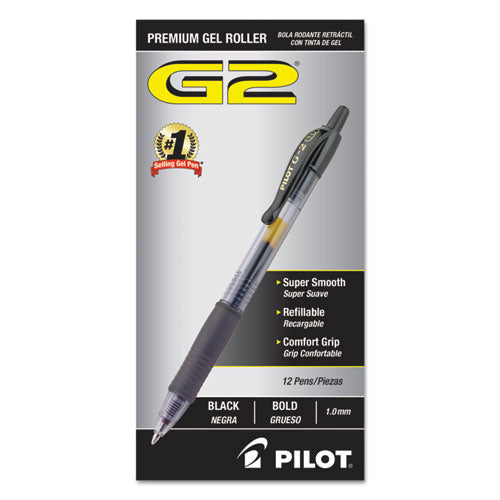 G2 Premium Gel Pen Convenience Pack, Retractable, Bold 1 Mm, Blue Ink, Smoke Barrel, 36/pack