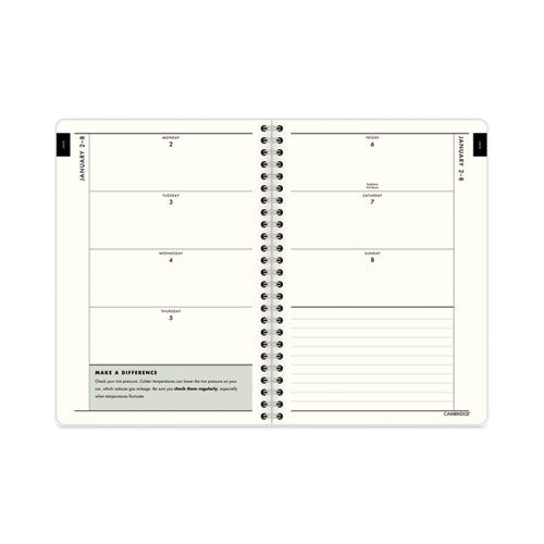 Greenpath Weekly/monthly Planner, Greenpath Artwork, 8.5 X 5.5, White/green Cover, 12 Month (jan To Jan): 2023