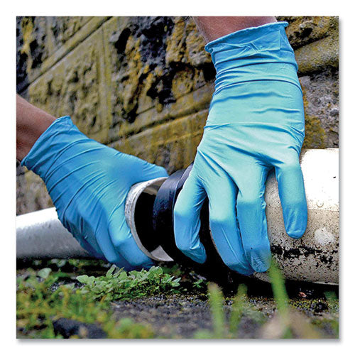 Industrial Nitrile Gloves, Powder-free, 5 Mil, Blue, Large, 100 Gloves/box, 10 Boxes/carton