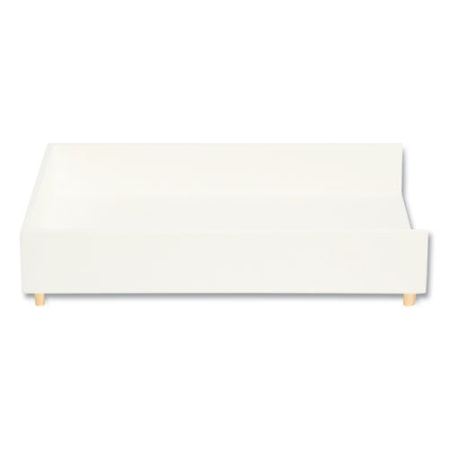 Juliet Paper Tray, 1 Section, Holds 11" X 8.5" Files, 10 X 12.25 X 2.5, White