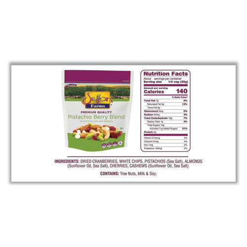 Pistachio Berry Blend, 4 Oz Bag, 10/carton