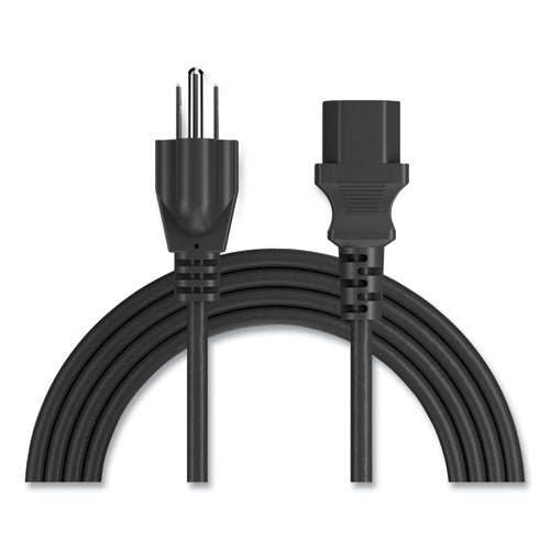 Ac Replacement Power Cord, Black