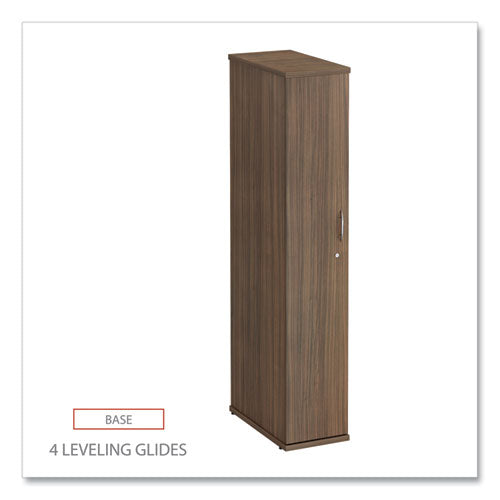 Alera Valencia Series Wardrobe, 11.88w X 22.78d X 65h, Modern Walnut