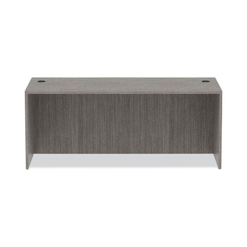 Alera Valencia Series Straight Front Desk Shell, 71" X 35.5" X 29.63", Gray