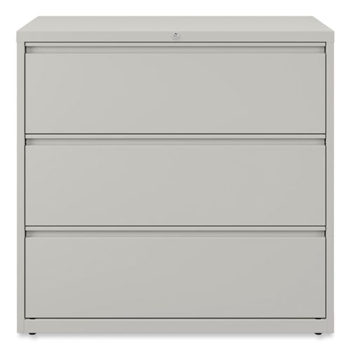 Lateral File, 3 Legal/letter/a4/a5-size File Drawers, Light Gray, 42" X 18.63" X 40.25"