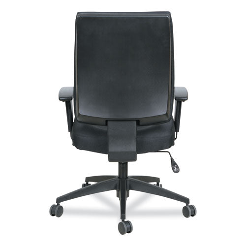 Alera Wrigley Series High Performance Mid-back Synchro-tilt Task Chair, Supports 275 Lb, 17.91" To 21.88" Seat Height, Black