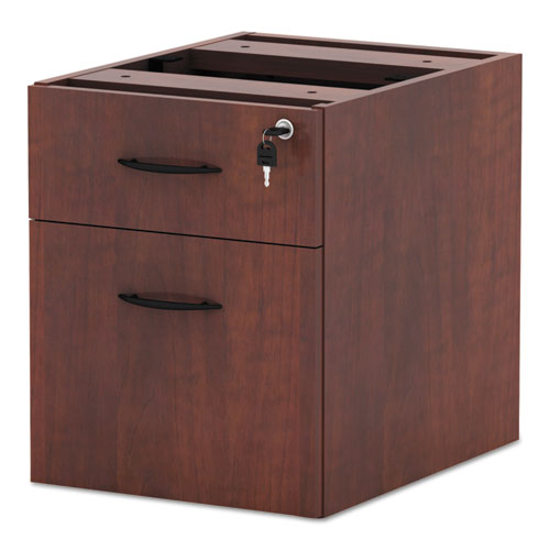 Alera Valencia Series Hanging Pedestal File, Left/right, 2-drawer: Box/file, Legal/letter, Cherry, 15.63 X 20.5 X 19.25