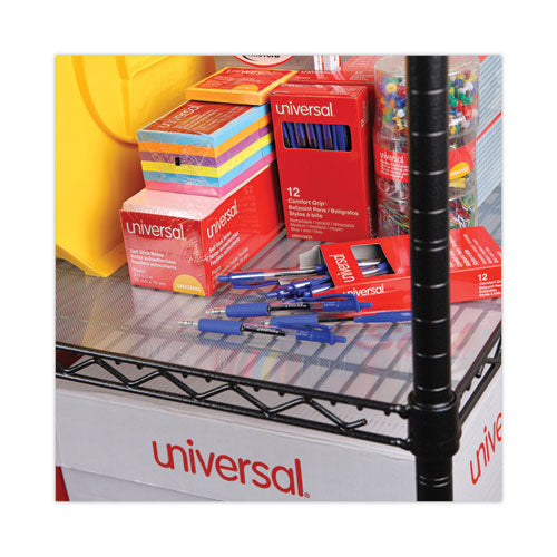 Shelf Liners For Wire Shelving, Clear Plastic, 36w X 24d, 4/pack