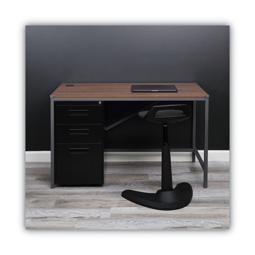 File Pedestal, Left Or Right, 3-drawers: Box/box/file, Legal/letter, Black, 14.96" X 19.29" X 27.75"