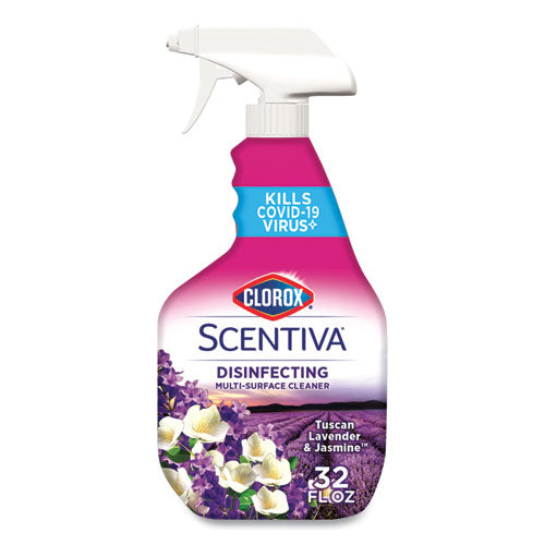 Scentiva Multi Surface Cleaner, Tuscan Lavender And Jasmine, 32oz, Spray Bottle